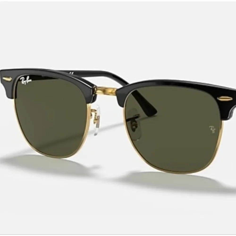 Ray-Ban Black and Gold Sunglasses
